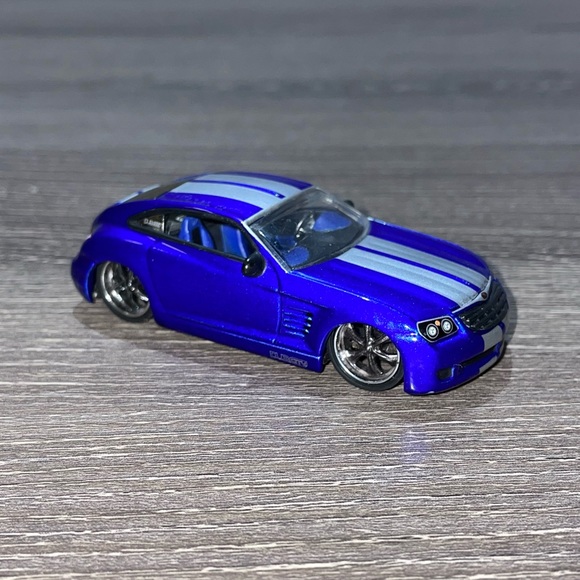 JADA TOYS DUB CITY CHRYSLER CROSSFIRE Blue Diecast Car Toy 1/64 - Picture 5 of 8